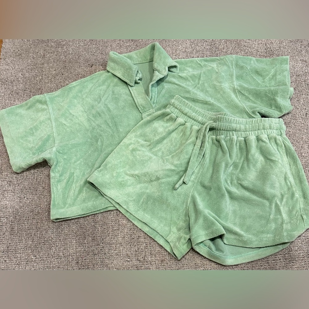 Daily Drills Terry Set Verde